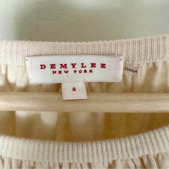 Demylee Balloon Sleeve Cotton Top - Picture 5 of 5